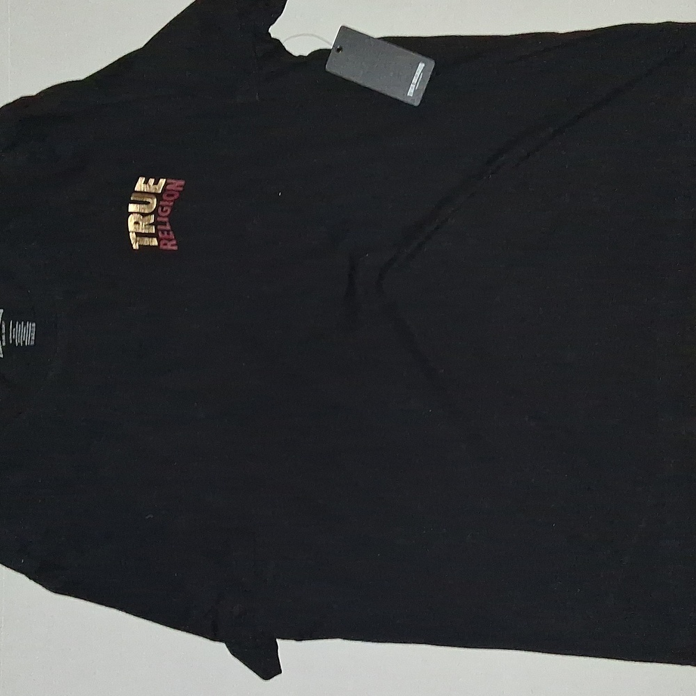 True Religion Circular TR T-Shirt Color-Black Size-XXL NWT